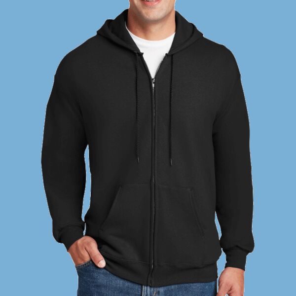Ultimate Cotton ® Full Zip Hooded Sweatshirt Thumbnail