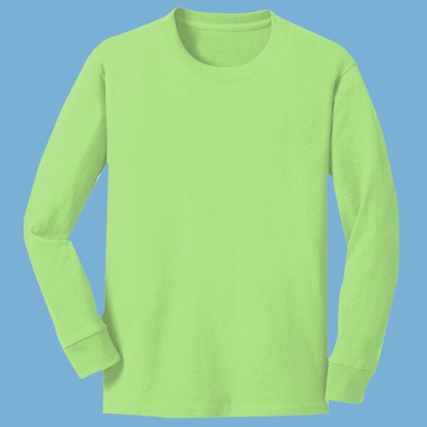 Youth Long Sleeve Core Cotton Tee Thumbnail