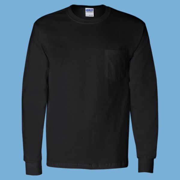 Ultra Cotton® Long Sleeve Pocket T-Shirt Thumbnail