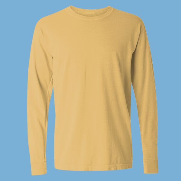 Garment-Dyed Heavyweight Long Sleeve T-Shirt Thumbnail