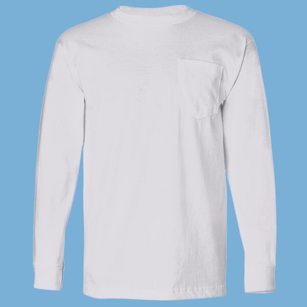 USA-Made Long Sleeve Pocket T-Shirt Thumbnail