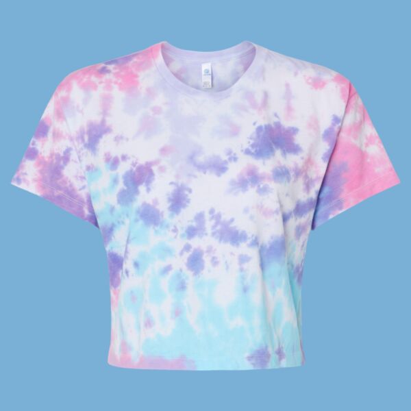 Women's Tie-Dyed Crop T-Shirt Thumbnail