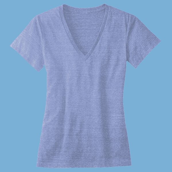 Women’s Triblend Deep V-Neck Tee Thumbnail