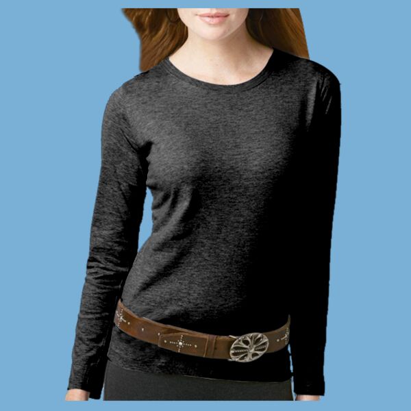 Women's Long Sleeve Premium Jersey Tee Thumbnail
