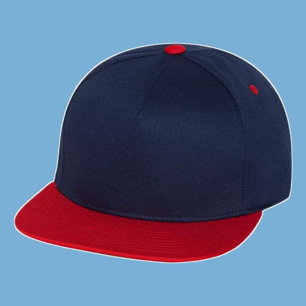 Five-Panel Cotton Twill Snapback Cap Thumbnail