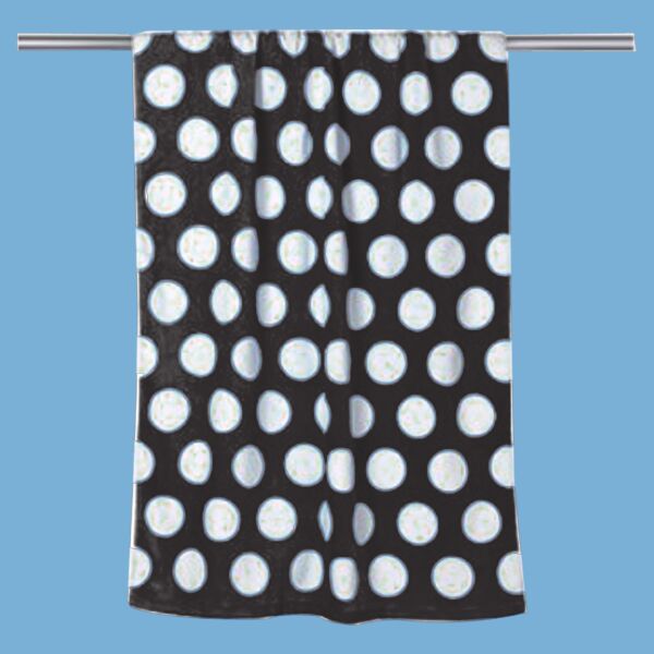 Polka Dot Velour Beach Towel Thumbnail