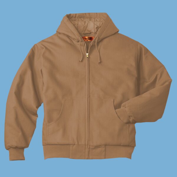 Tall Duck Cloth Hooded Work Jacket Thumbnail