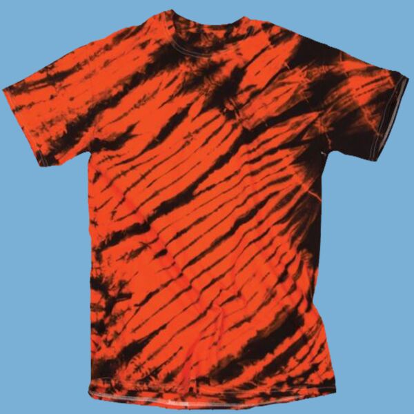 Tiger Stripe Tie-Dyed T-Shirt Thumbnail