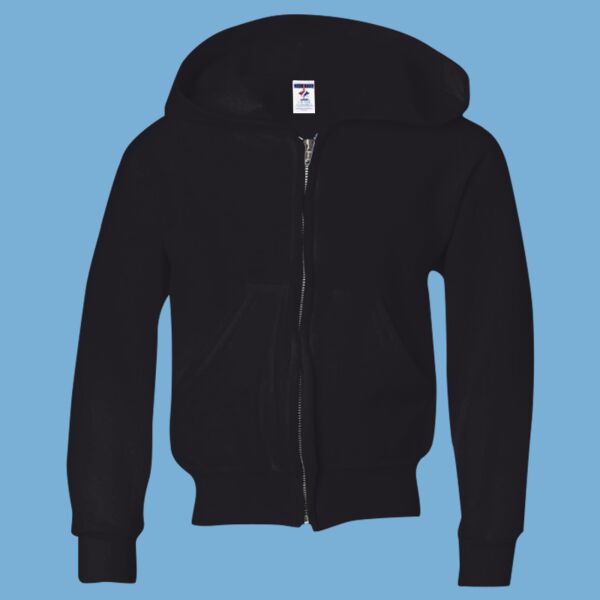 NuBlend® Youth Full-Zip Hooded Sweatshirt Thumbnail