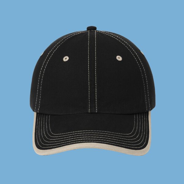 Vintage Washed Contrast Stitch Cap Thumbnail