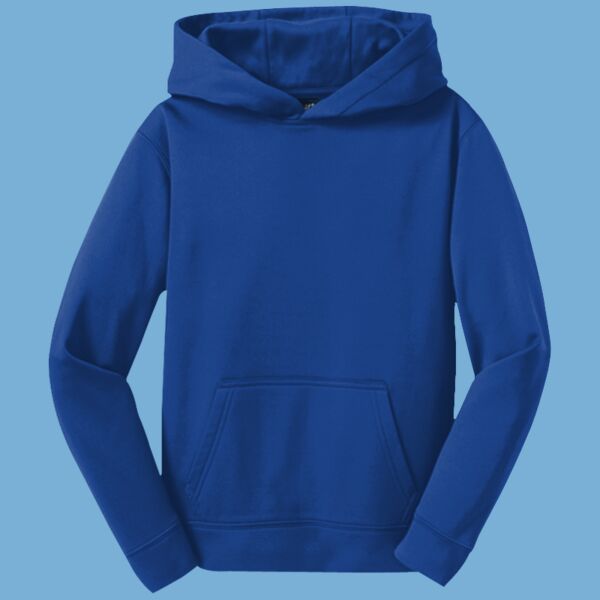 Youth Sport Wick ® Fleece Hooded Pullover Thumbnail