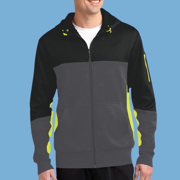 Tech Fleece Colorblock Full Zip Hooded Jacket Thumbnail