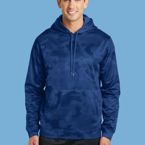 Sport Wick ® CamoHex Fleece Hooded Pullover Thumbnail