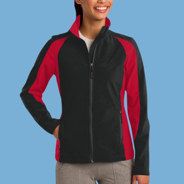 Women's Colorblock Soft Shell Jacket Thumbnail