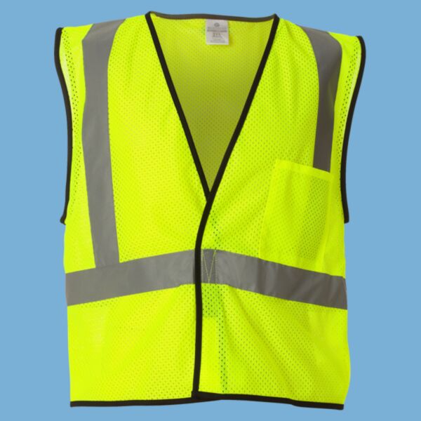 Economy Single Pocket Hook-and-Loop Mesh Vest Thumbnail