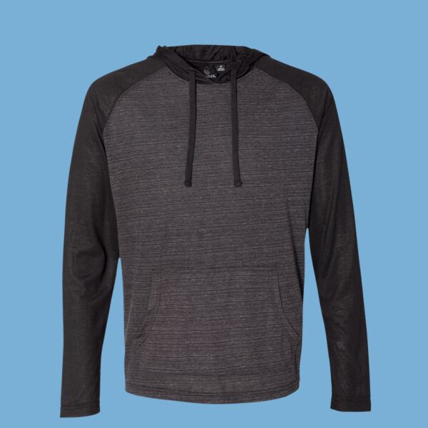 Yarn-Dyed Hooded Raglan T-Shirt Thumbnail