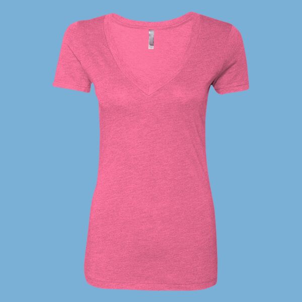 Women’s Triblend Deep V-Neck T-Shirt Thumbnail