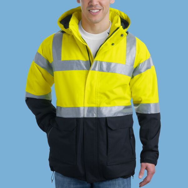 Ansi 107 Class 3 Safety Heavyweight Parka Thumbnail