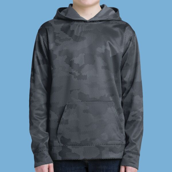 Youth Sport Wick ® CamoHex Fleece Hooded Pullover Thumbnail