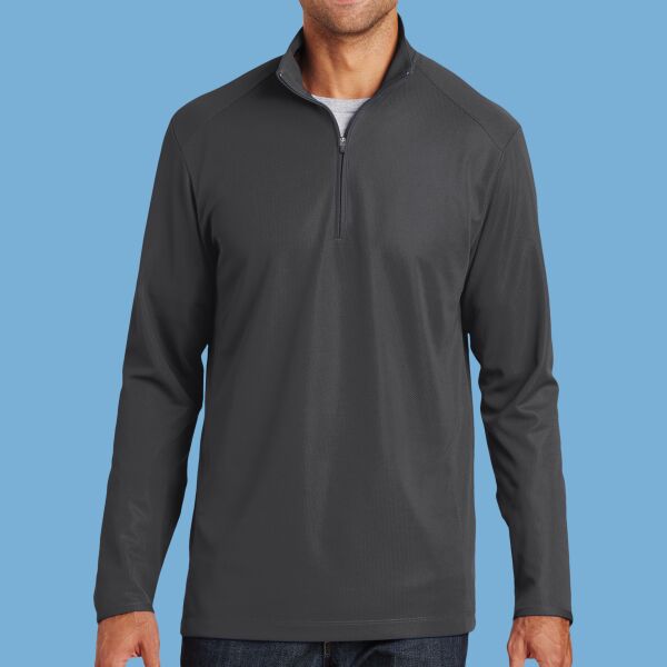 Pinpoint Mesh 1/2 Zip Thumbnail