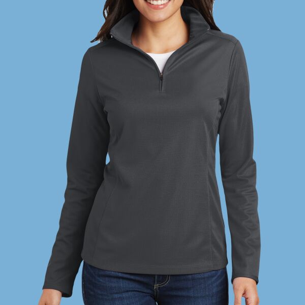 Women's Pinpoint Mesh 1/2 Zip Thumbnail