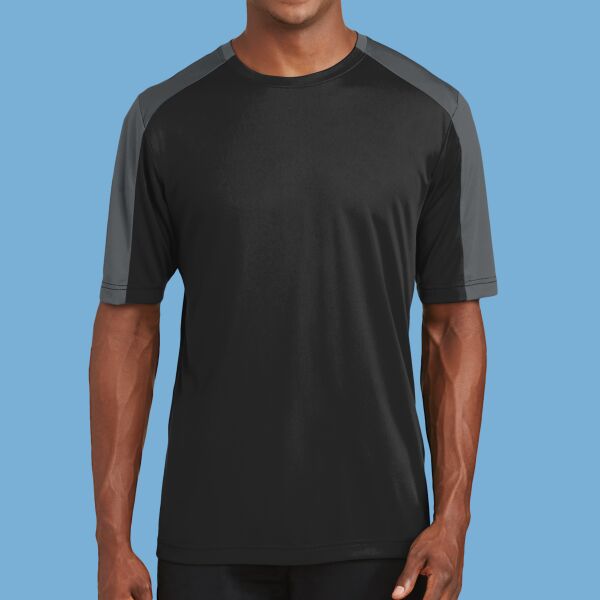 PosiCharge ® Competitor Sleeve Blocked Tee Thumbnail