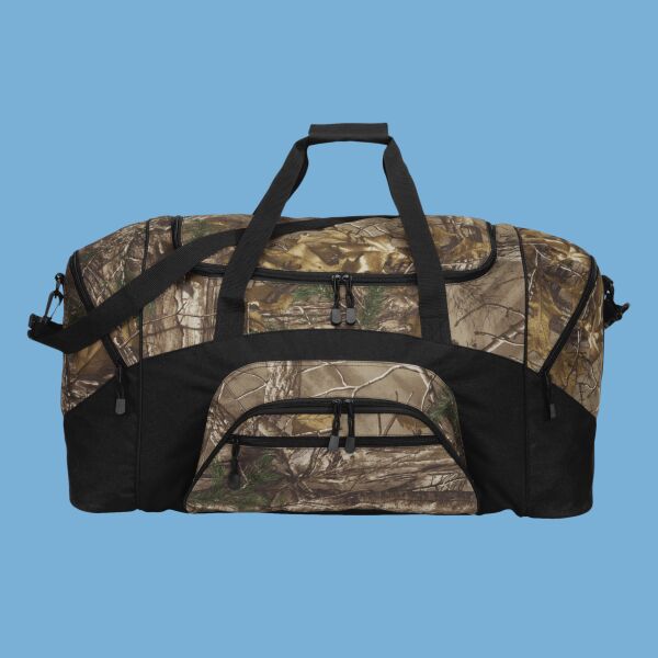 Camouflage Colorblock Sport Duffel Thumbnail