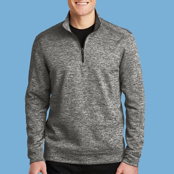 PosiCharge ® Electric Heather Fleece 1/4 Zip Pullover Thumbnail