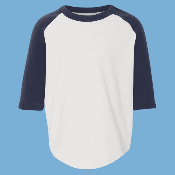 Toddler Three-Quarter Sleeve Baseball Jersey Thumbnail