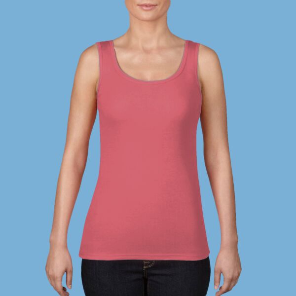 Garment-Dyed Women's Racerback Tank Top Thumbnail