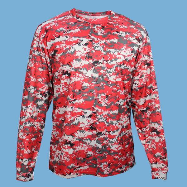 Youth Digital Camo Long Sleeve T-Shirt Thumbnail