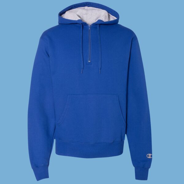 Cotton Max Hooded Quarter-Zip Sweatshirt Thumbnail