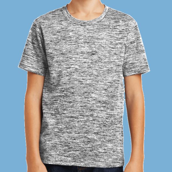 Youth PosiCharge ® Electric Heather Tee Thumbnail