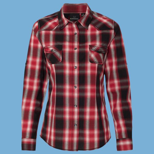 Women's Convertible Sleeve Western Shirt Thumbnail