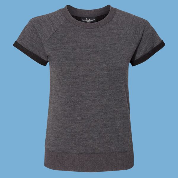Women's Sweetheart French Terry Short Sleeve Pullover Thumbnail