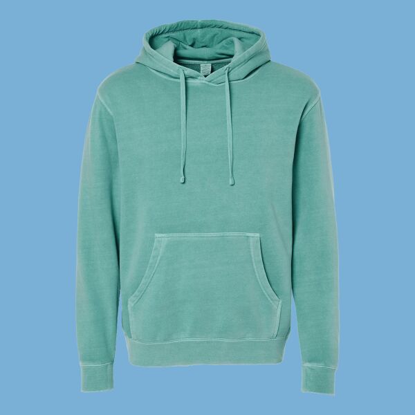 Unisex Midweight Pigment-Dyed Hooded Sweatshirt Thumbnail