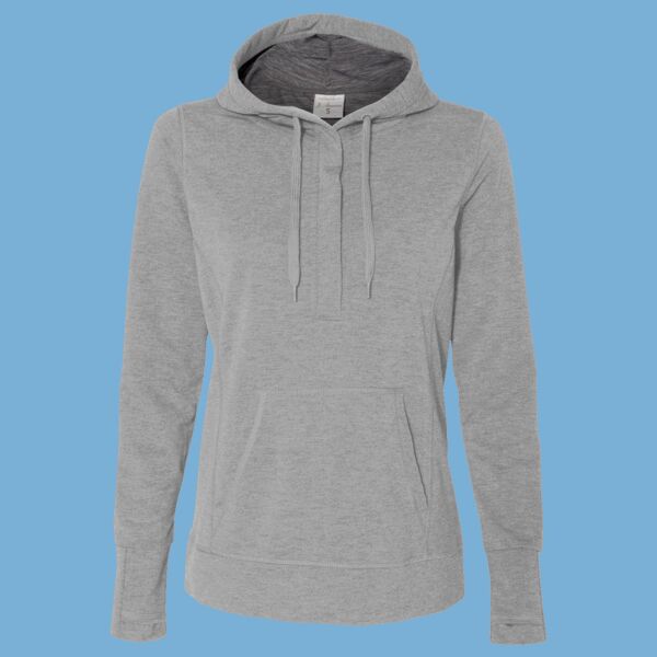 Women’s Omega Stretch Snap-Placket Hooded Pullover Thumbnail