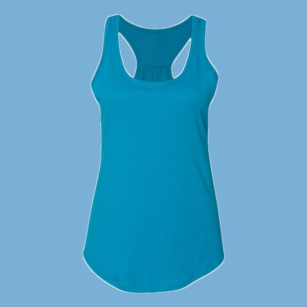 Women's Gathered Racerback Tank Thumbnail