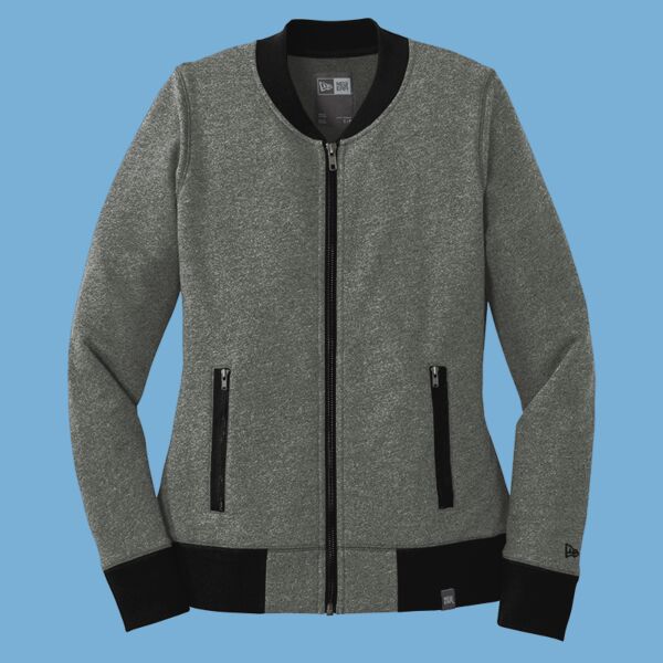 Women's French Terry Baseball Full Zip Thumbnail