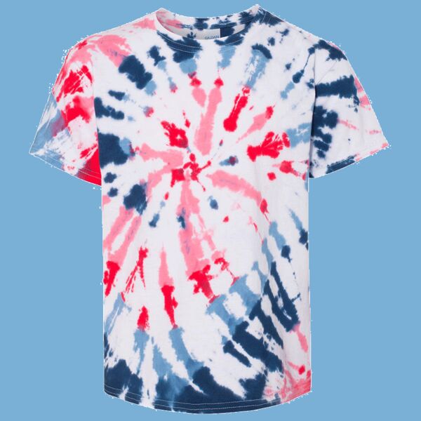 Youth Summer Camp Tie-Dyed T-Shirt Thumbnail