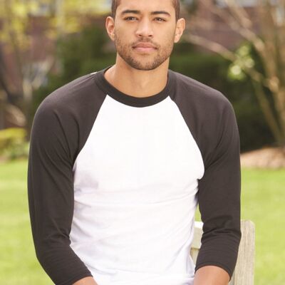 Unisex Three-Quarter Raglan Sleeve Baseball Jersey T-Shirt Thumbnail