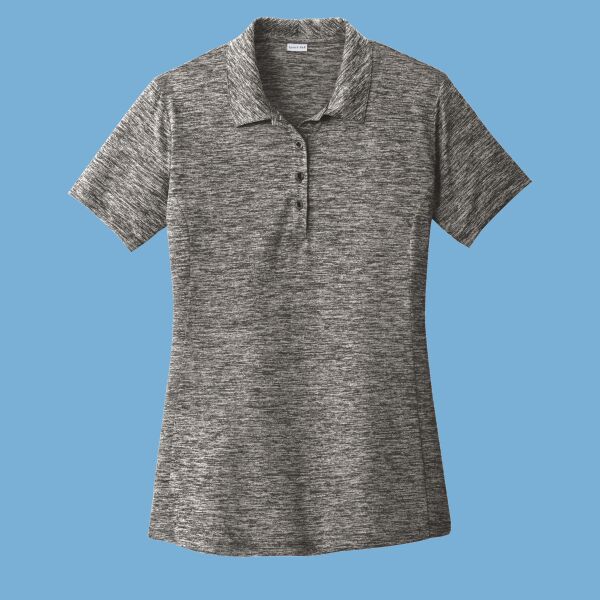 Women's PosiCharge ® Electric Heather Polo Thumbnail