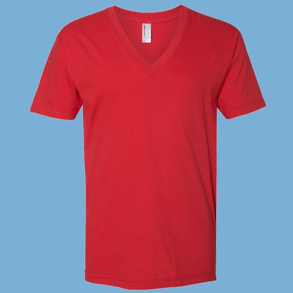USA-Made Fine Jersey V-Neck Tee Thumbnail