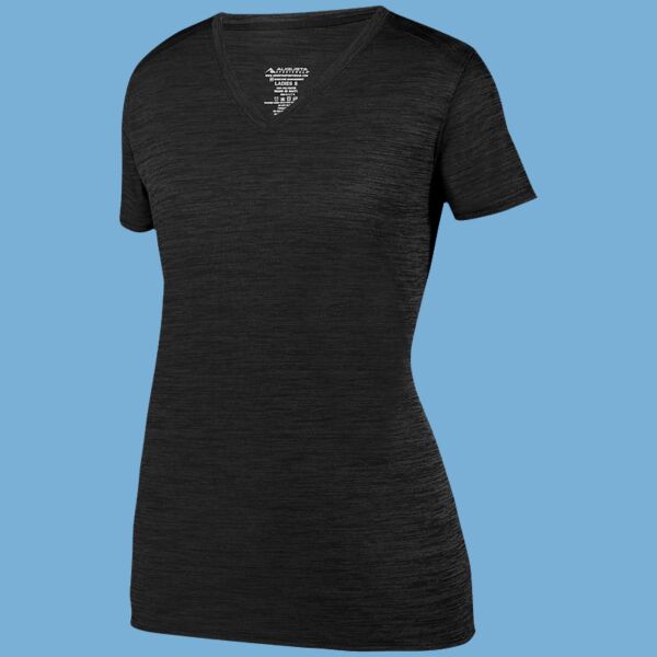 Women's Shadow Tonal Heather Training V-Neck T-Shirt Thumbnail