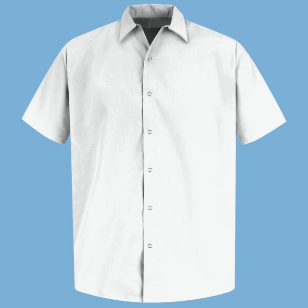 Men's Specialized Pocketless Polyester Work Shirt Thumbnail