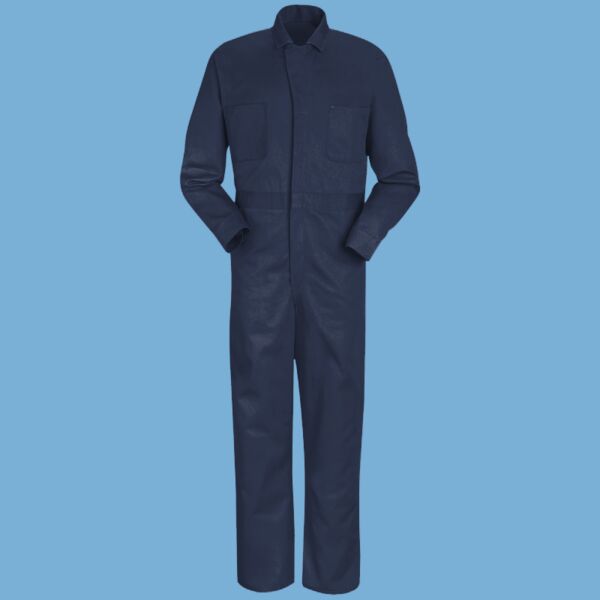 Snap-Front Cotton Coveralls Thumbnail