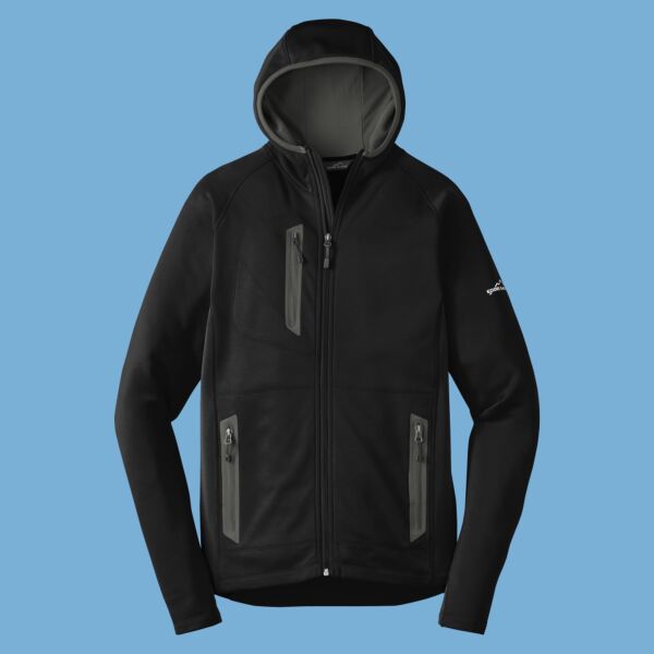 Sport Hooded Full Zip Fleece Jacket Thumbnail
