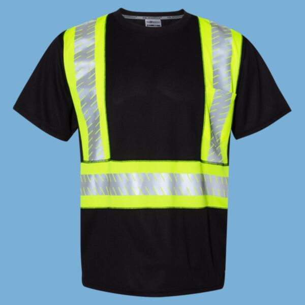 EV Series® Enhanced Visibility Contrast Pocket T-Shirt Thumbnail