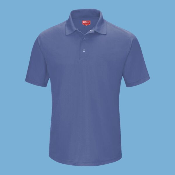 Short Sleeve Performance Knit Gripper-Front Polo Thumbnail