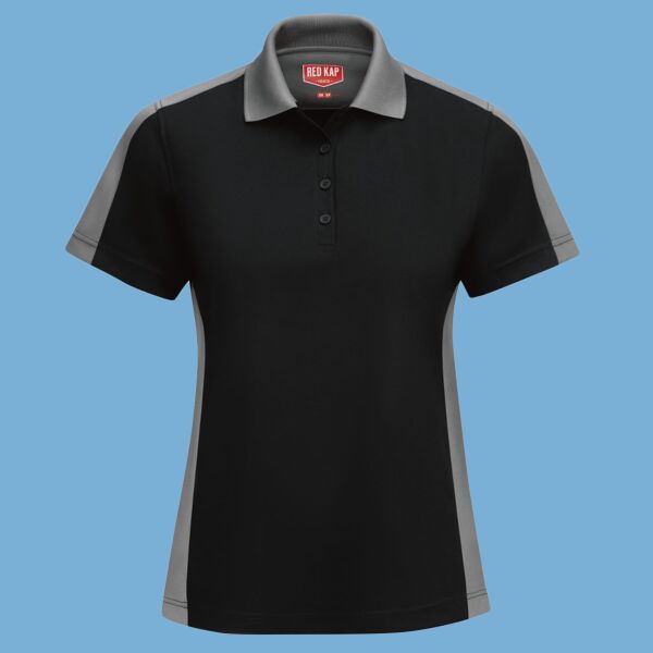 Women's Short Sleeve Performance Knit Two-Tone Polo Thumbnail